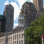 Just off the bridge and into Brooklyn